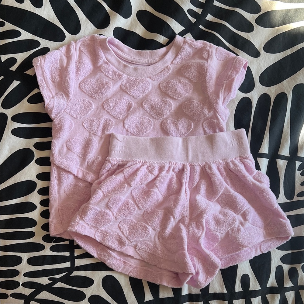 Madden girl pink hearts summer 2 piece